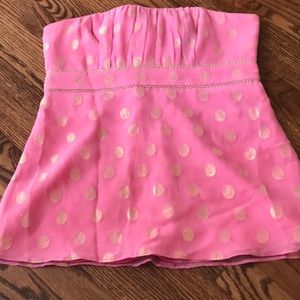 Lily Pulitzer strapless top